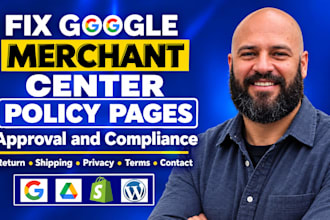 fix gmc misrepresentation with policy pages and compliance package
