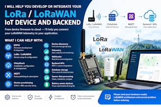 develop esp32 firmware and integrate your iot device