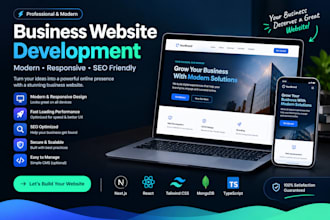 build  responsive reasonable userfriendly business website