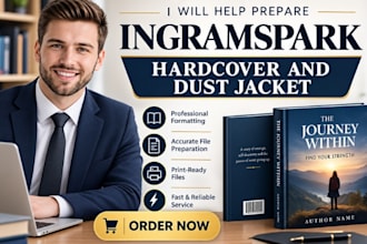 format your ingramspark hardcover and dust jacket