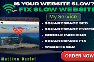 fix squarespace SEO, mobile, speed forms mobile performance and website issues