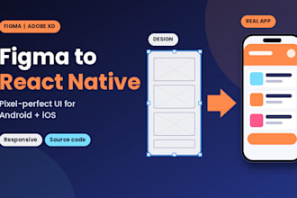 convert figma or adobe xd to pixel perfect react native app