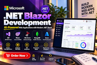 develop a dot net, dot net core mvc, API, razor application