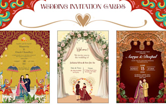 design luxury digital wedding and birthday invitations