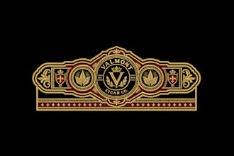 make premium cigar label, cigar logo, cigar band cigar box design