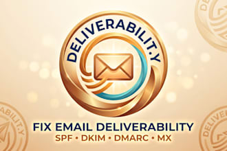 fix email deliverability, spf, dkim, dmarc and dns records