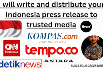 write and distribute your indonesian press release to trusted media