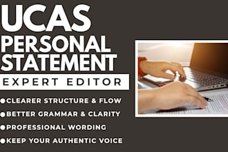 edit and proofread your ucas law personal statement for llb 2027 entry