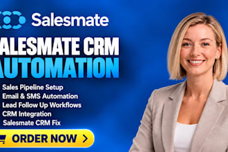 setup salesmate crm automation fix salesmate email sms follow up sales pipeline