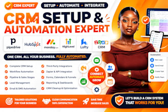 setup zendesk hubspot monday automation gohighlevel lofty zoho crm integration