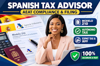 file spanish tax return, autonomo registration and modelo 210 for non resident