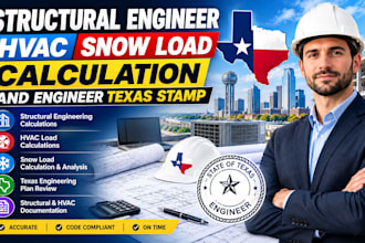 structural engineer hvac snow load calculation and engineer texas stamp