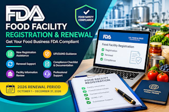fda food facility registration and renewal