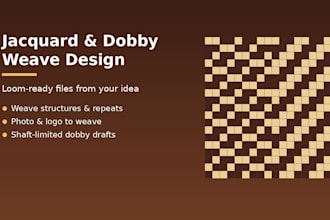 design jacquard and dobby weave files for your loom