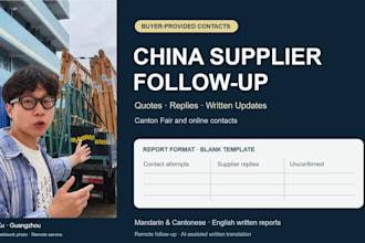 contact your china suppliers by phone or wechat