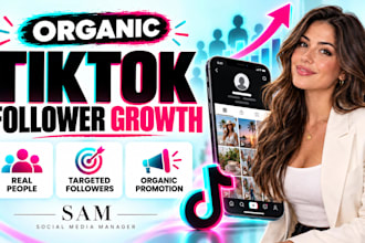 do organic tik tok promotion and grow your tiktok followers