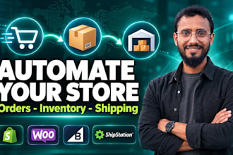 build shopify, woocommerce and bigcommerce order and shipping integrations
