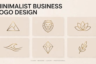 design minimalist amazon store and modern brand logo