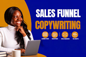 write a high converting sales funnel and landing page copy