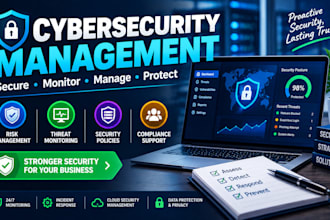 provide cybersecurity management, risk assessment and security services