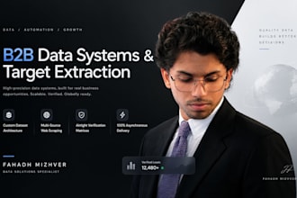 provide b2b data architecture and target extraction