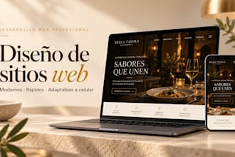 desarrollo, diseño o rediseño de sitios web modernos y profesionales