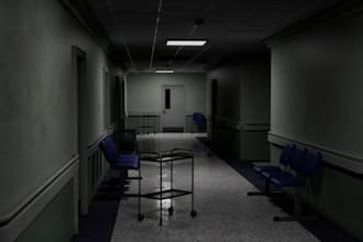 create immersive liminal space environments and backrooms scenes in 3d