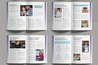 design educational booklets, textbooks and workbooks in indesign and canva
