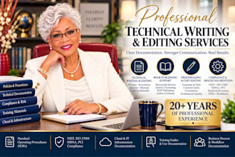 write professional technical documentation