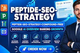 do peptide SEO strategy compound free google ai overview ranking growwth
