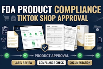 do fda product compliance documentation for tiktok shop approval and listing