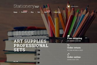 design squarespace stationery shop website office supplies website printing site