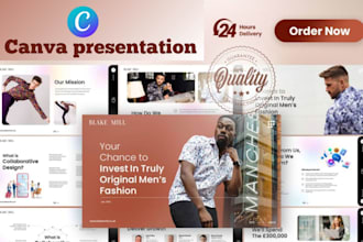 design in 12hrs high quality canva presentation ppt design in powerpoint