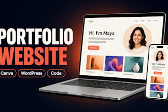 design a personal portfolio website for freelancers and ugc creators