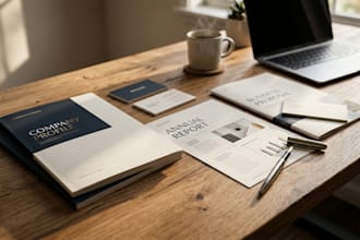 design brochure, company profile, proposal, annual report