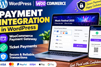 payment integration in wordpress, woocommerce payment gateway, ticket payments