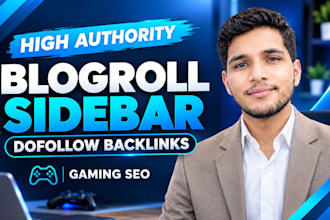 build blogroll sidebar dofollow backlinks