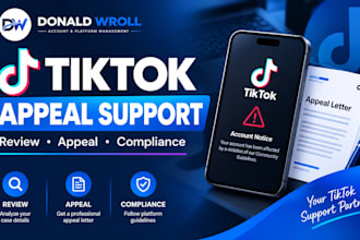 prepare a professional tiktok suspension appeal