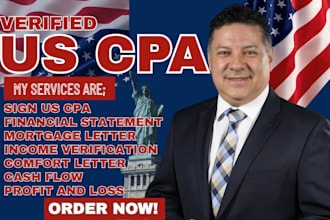 write CPA business verification, income verification and mortgage letters