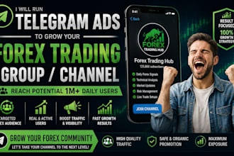 run telegram ads forex promotion hit 1m daily forex traders telegram promotion