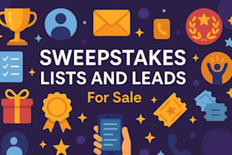 supply exclusive sweeps, mega millions leads, email list building
