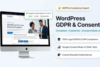 set up wordpress gdpr consent with complianz, cookieyes and google consent mode