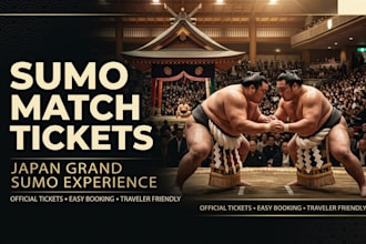 book sumo tournament ticket for you in japan