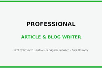 write high converting articles and website content