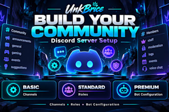 set up a discord server for gaming and streaming communities