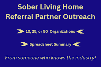 conduct community outreach for your sober living home
