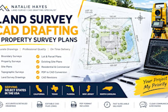 prepare california land survey plot plan property survey plan wa surveyor