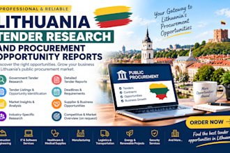 provide lithuania tender research and procurement opportunity reports