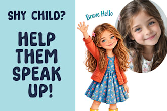 do a custom storybook to help your child face their fear