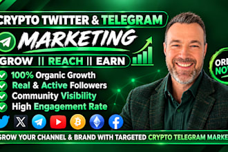 grow crypto telegram promotion, crypto telegram marketing, telegram subscirbers